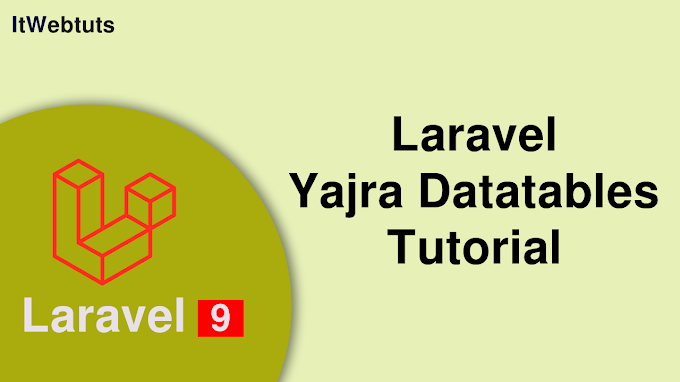 Laravel 9 Yajra Datatables Example 