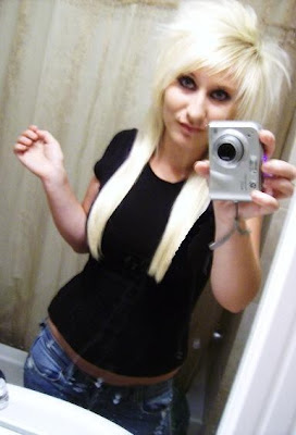 Cute Blonde Emo Hairstyles For Emo Fashion Models