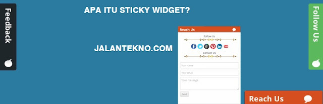 Apa itu sticky widget pada blog/ wordpress