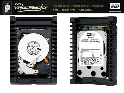 WD VelociRaptor: The Fastest with an Upgraded Capacity of 1 TB