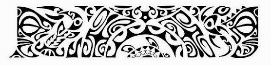 Armband Maori sea life  tattoo stencil