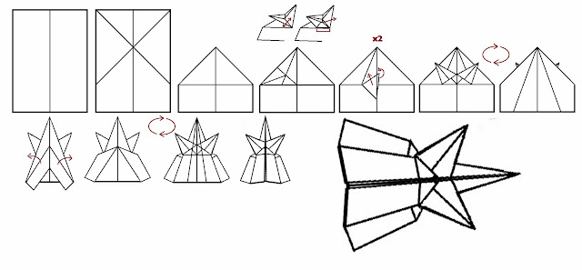 Avión de papel Wing 3