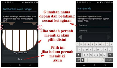 Cara membuat akun google baru di hp