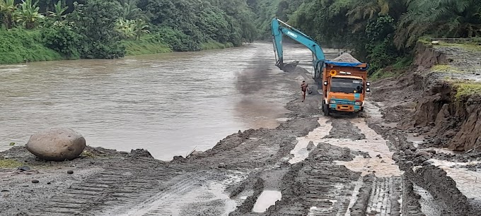 Bebasnya Mafia Tambang Galian C di Aliran Sungai Bahbolon "Pihak Hukum Tidak Juga Bertindak,,"Ada Apa,,? 