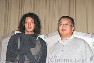 Joe Odagiri (izquierda) y Katsuhiro Otomo (derecha)<br />