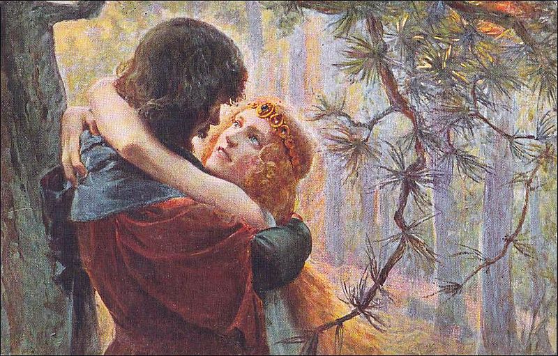 Gaston Bussière, "Tristan and Iseult"