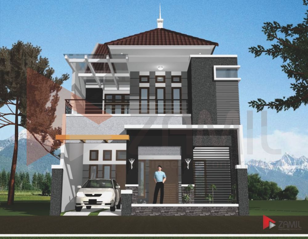  Desain  Rumah  Minimalis  2  Lantai 