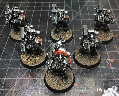 Horus Heresy Dark Angels Heavy Support Squad WIP