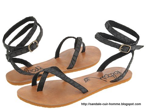 Sandale cuir homme:FU675089