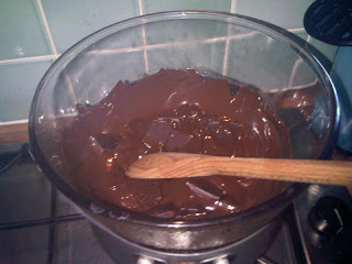 Melting chocolate