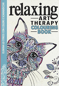 Art therapy. Relaxing. Colouring book