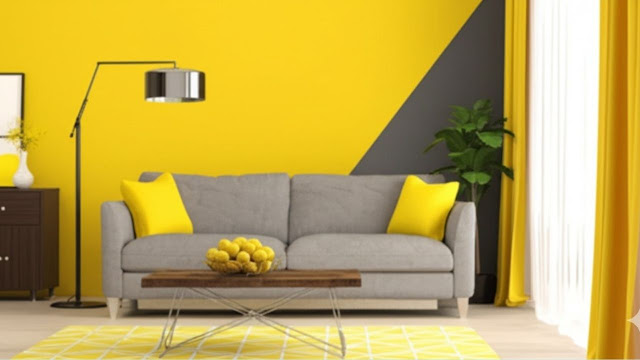 Energetic Yellows: Mustard, Creamy White & Charcoal Gray - SimpliRun