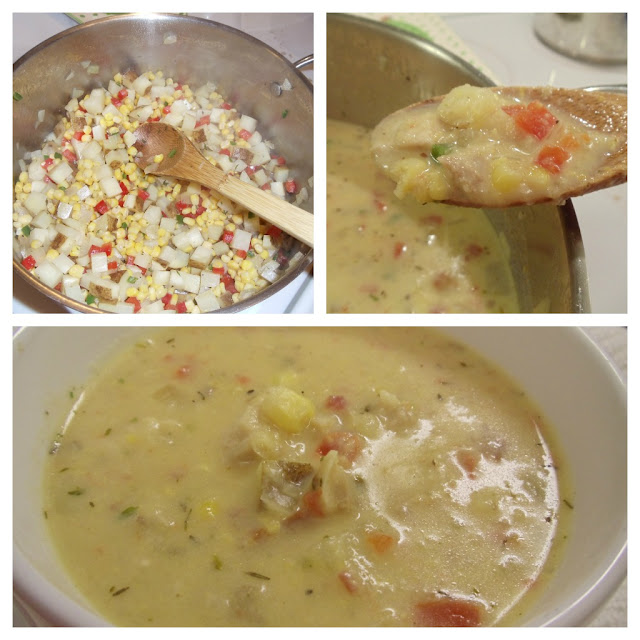 Spicy Chicken Corn Chowder- perfect for those cold winter nights! #KaceyCooks