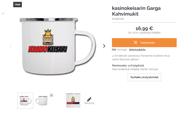 kasinokeisarin Garga Kahvimuki