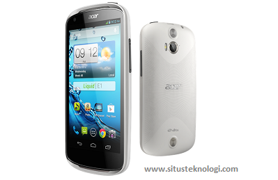 harga acer e1, spesifikasi dan gambar hp android acer liquid e1 terbaru, android dual core jelly bean murah