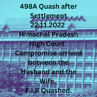 498A Quash after Settlement 22.11.2022