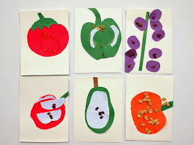 easy kid science activity- look at the seeds in your food! 