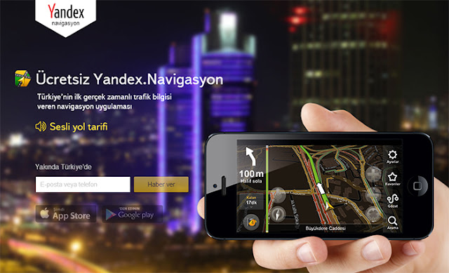 Yandex Navigasyon Çok Yakında Türkiye'de!