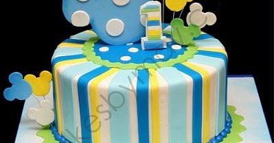 Muyameno Com Tortas De Mickey Mouse Bebe Para Fiestas Infantiles