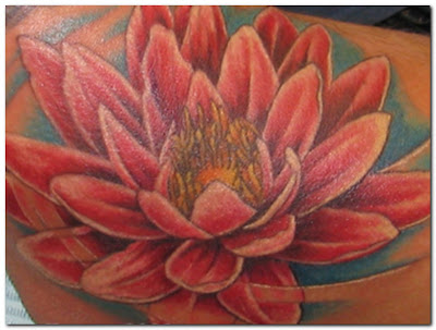 tattoo lotus et dragon