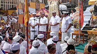 Sinergi Babinsa 07/Busungbiu Dalam Pengamanan Kunjungan Gubernur Bali 
