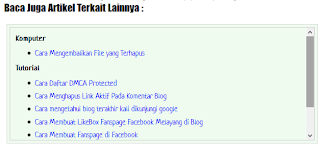 Cara Membuat Related Post Ringan di Blog
