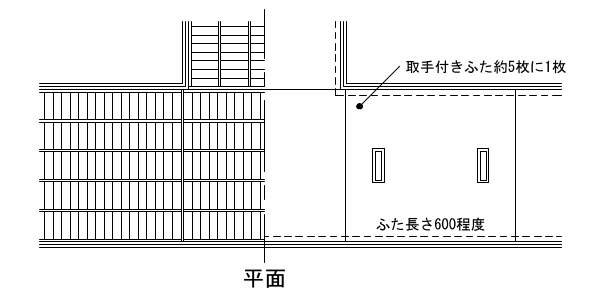 1-21-5～8　共通平面図