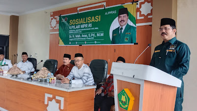 Anggota DPR RI Fraksi PPP HM. Aras Sosialisasikan 4 Pilar MPR RI