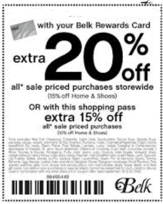 belk coupons 2018