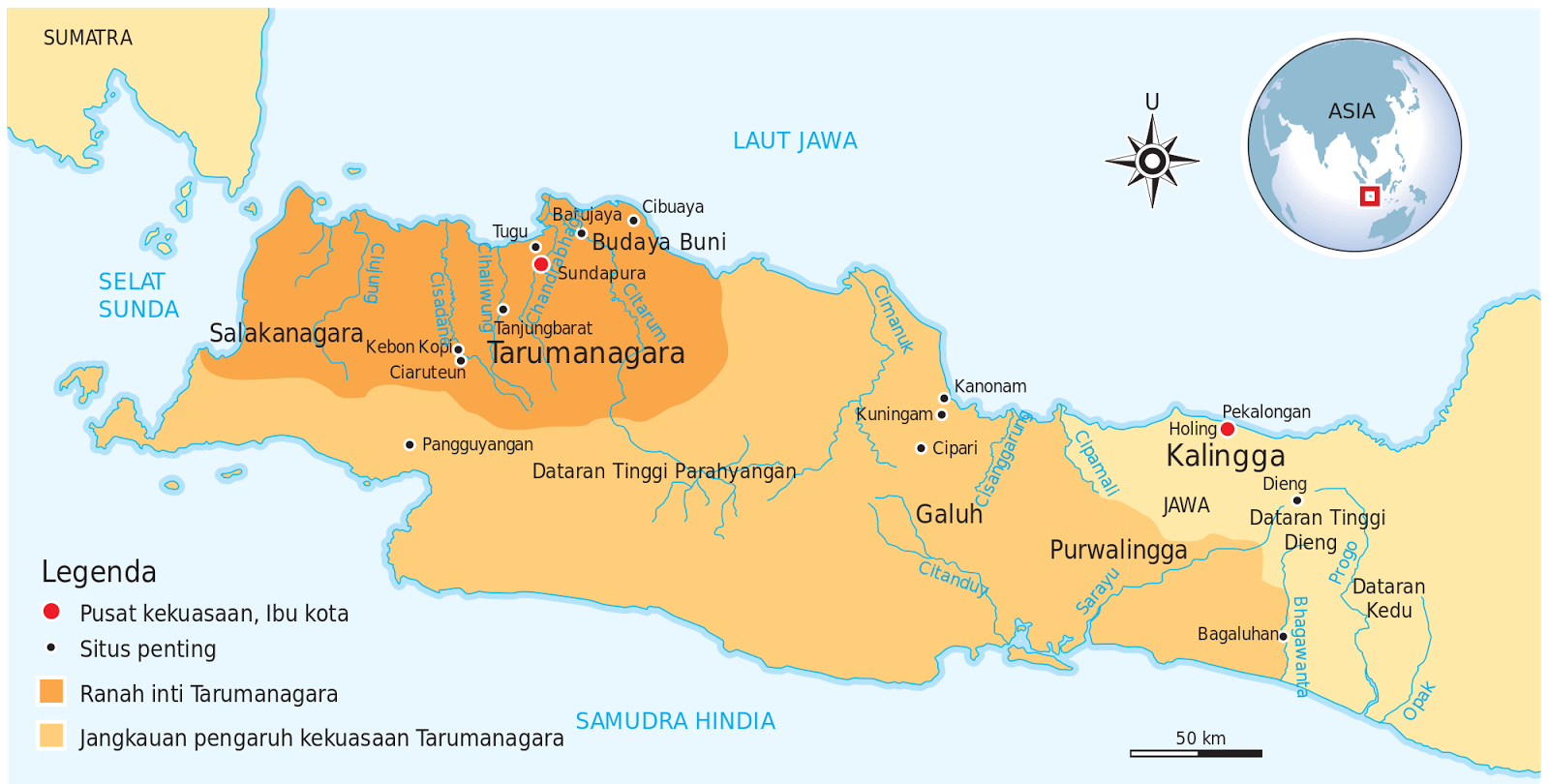 Cerita kisah bersejarah: Tarumanegara (Kerajaan 