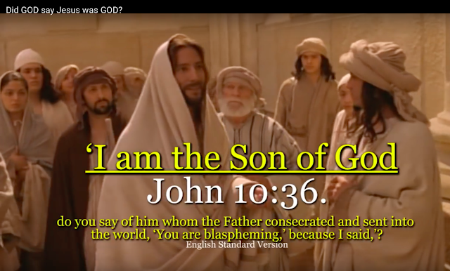 John 10:36. Jesus is not GOD.