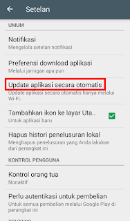 Cara Mematikan Update Otomatis Aplikasi Di Android Dengan Mudah