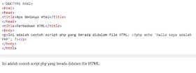 Output Kode HTML