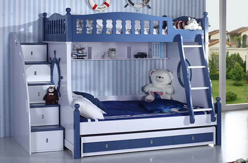 Tư vấn cách bài trí bộ giường tầng cao cấp cho nội thất trẻ em