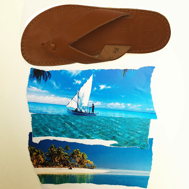 leather thong, ocean, gypsy style