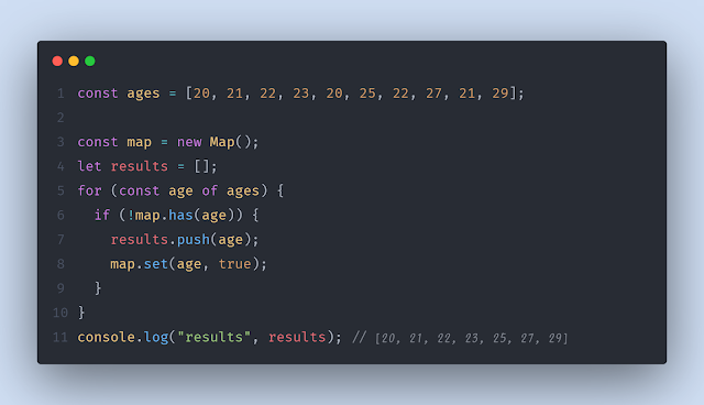 distinct-record-using-map-javascript-array