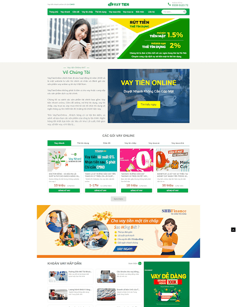 Theme blogger vay tiền online