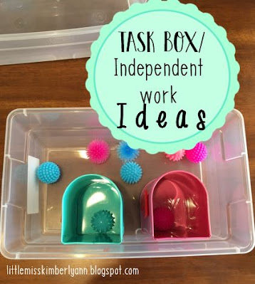 Task Boxes Ideas for Special Education