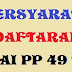 PERSYARATAN PENDAFTARAN PPPK JABATAN FUNGSIONAL (JF) SESUAI PP NOMOR 49
TAHUN 2018