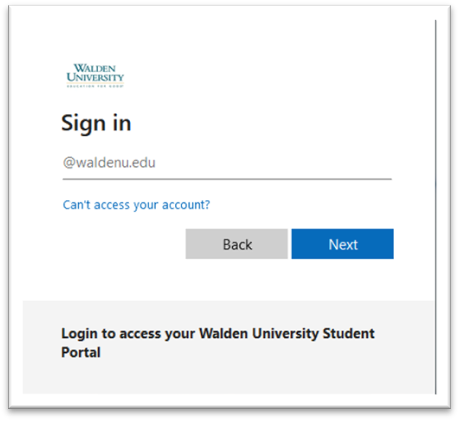 Walden Student Portal Login 2022