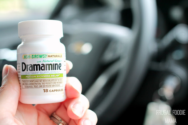 5 Tips for Curbing Road Trip Motion Sickness- give nausea the boot on your next road trip! #Dramamine #CG