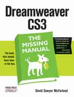 Image Cover Dreamweaver CS3 The Missing Manual