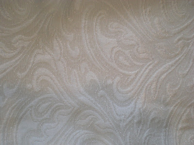 Silver Swirl Sparkle Table Cloth