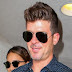 Robin Thicke Leaves Miami With Girlfriend April Love Geary