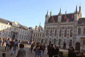 Burg square in Bruges