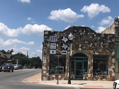 Road Signs in Historic Granbury Square