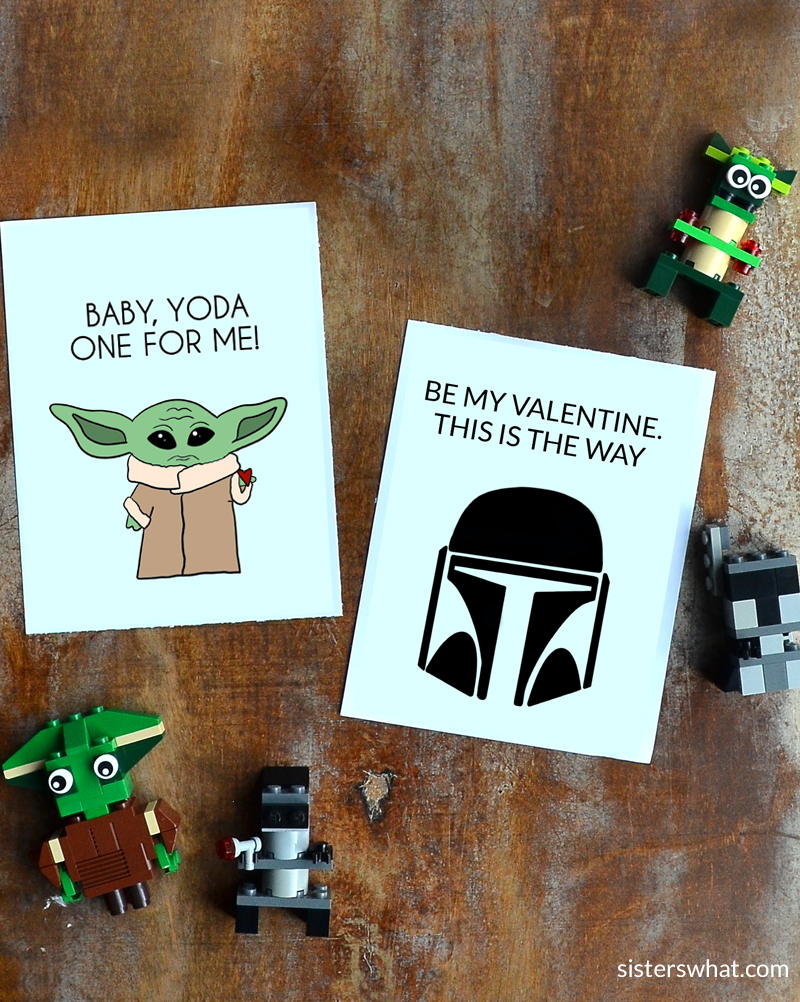 Download Baby Yoda And More Star Wars Valentines Free Printable Sisters What