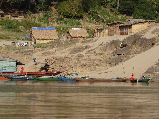 village river Mekong Laos