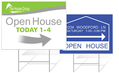 Open House Lawn Signs | Lawnsigns.com