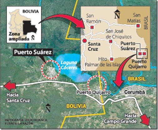 Puerto Suárez: municipio cruceño (Bolivia)